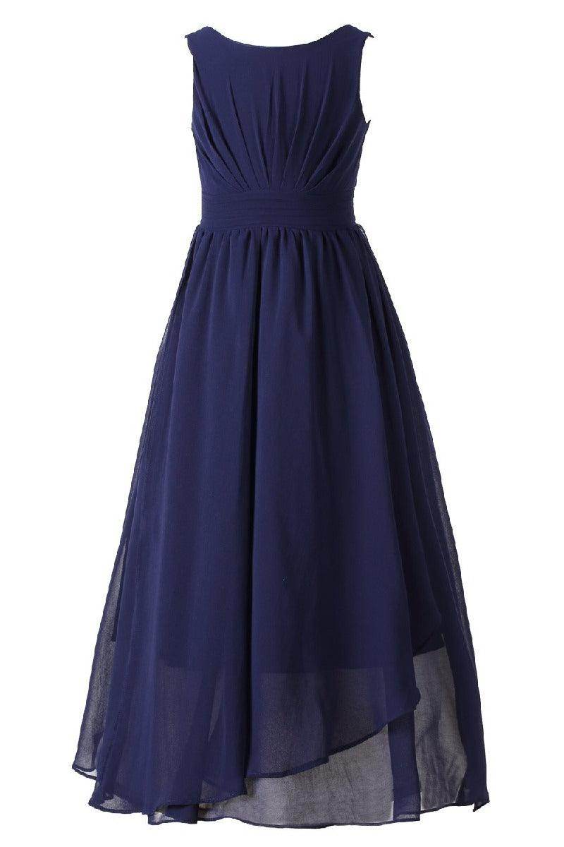 Elegant Chiffon Gown Floor-Length A-Line Dress B078N3KBLQ - COCOMELODY